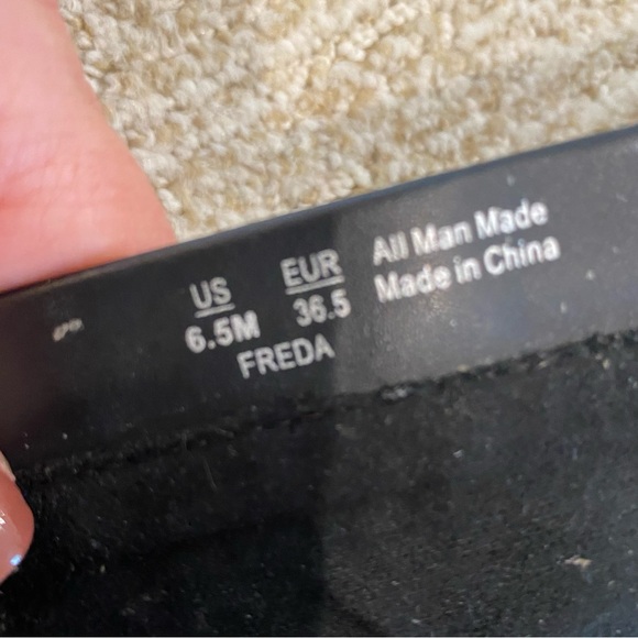 Sam Edelman Freda knee high boot black croc size 6 1/2 - Picture 6 of 8